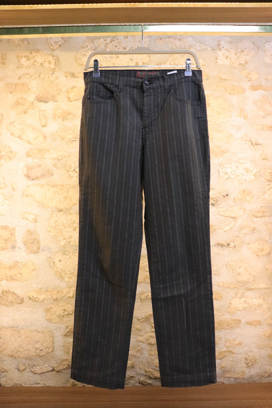 Kanopé Pantalon Rayé Marron