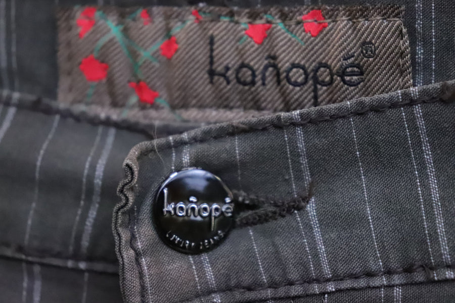 Kanopé Pantalon Rayé Marron