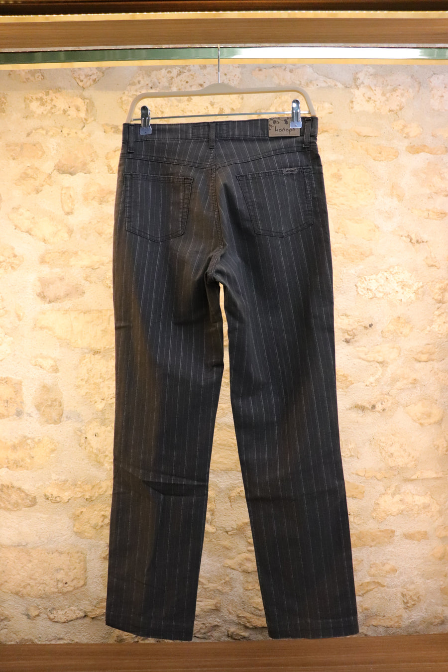 Kanopé Pantalon Rayé Marron