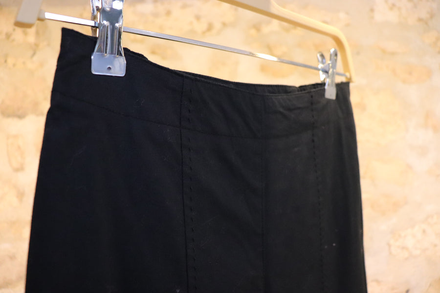 Damart Pantalon Noir Coton