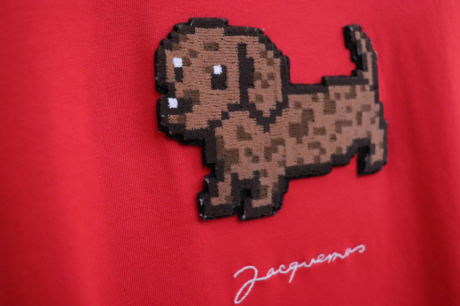 Jacquemus T-shirt Red Dog