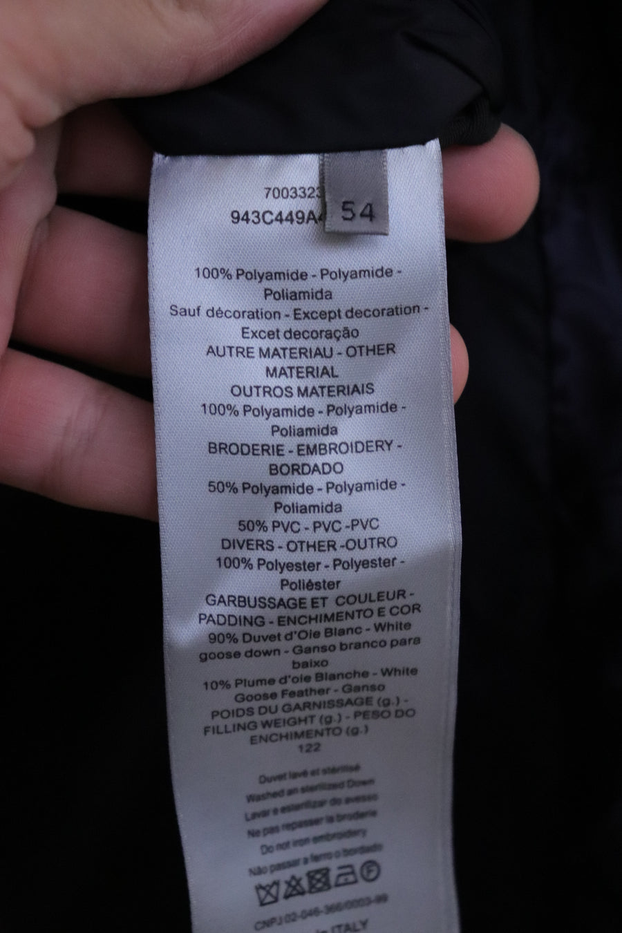 Dior Doudoune CD Oblique
