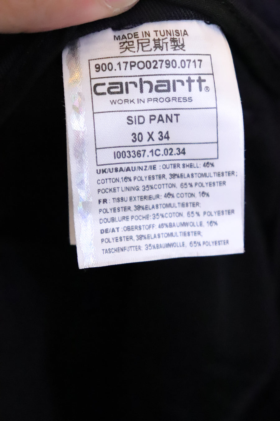 Carhartt Pantalon Chino Navy