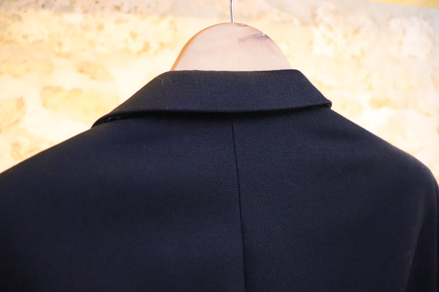 Sandro Blazer Midnight Blue en Laine
