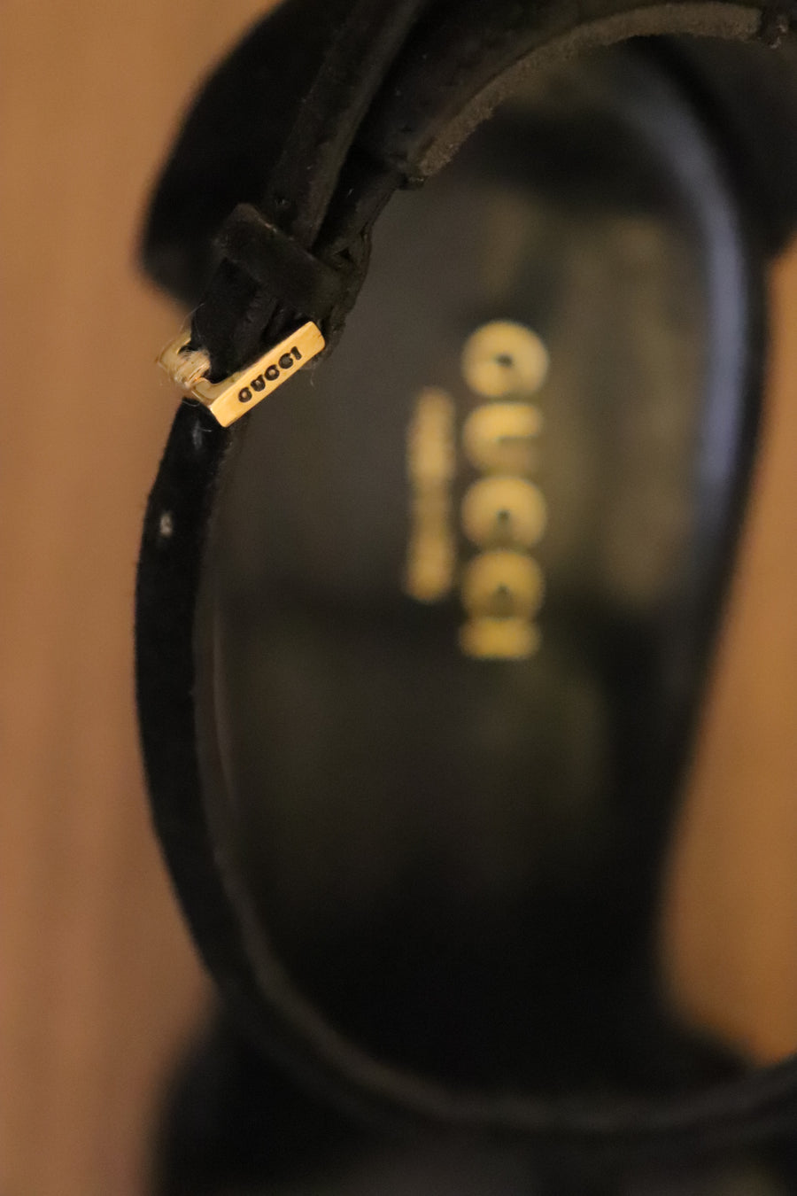 Gucci Escarpins Velours Black