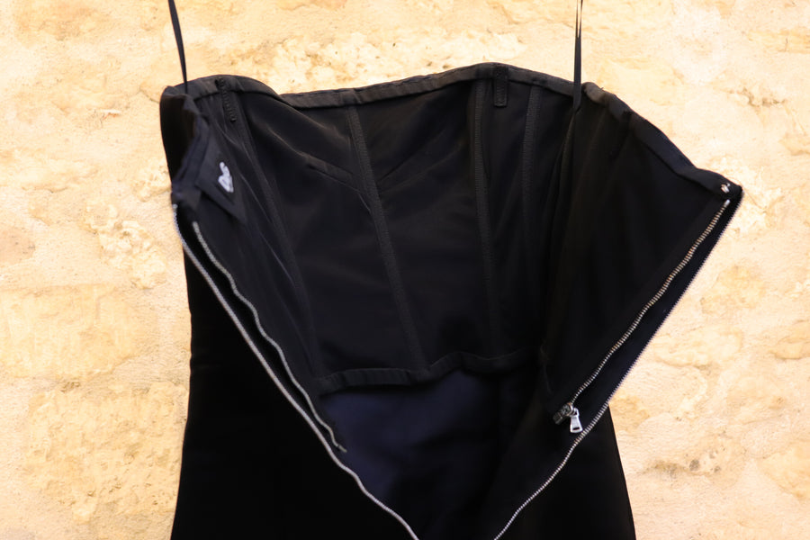 Dolce & Gabbana Robe Corset Black