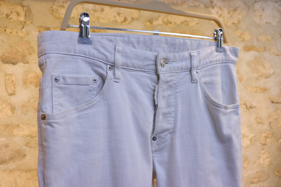 Dsquared2 Jean Skater White Bull