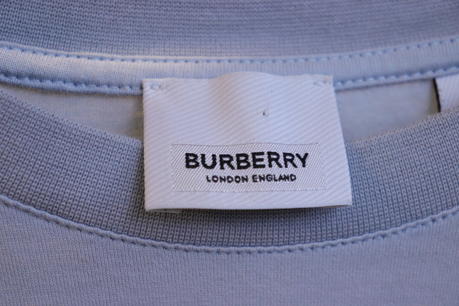 Camiseta extragrande con estampado floral de Burberry
