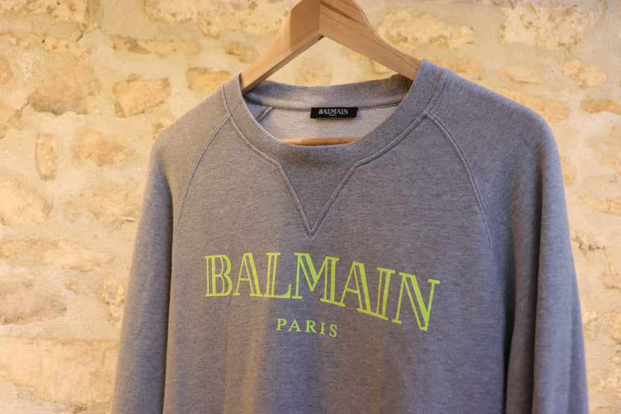 Balmain Paris Crew Neck Sweater