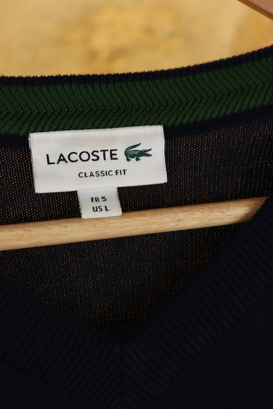 Lacoste Pull Col V