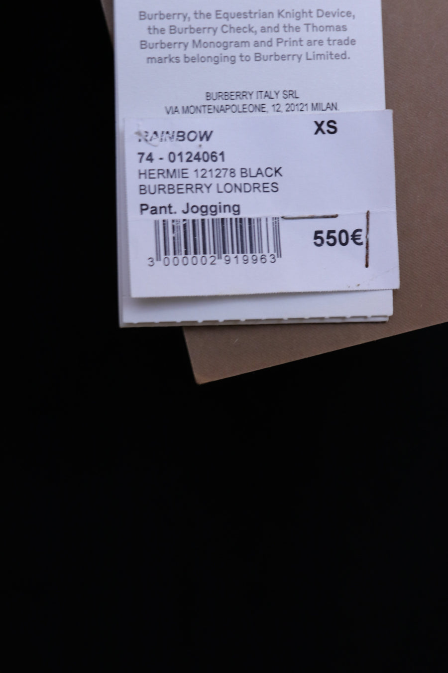 Burberry Pantalon Jogging Swim Shark