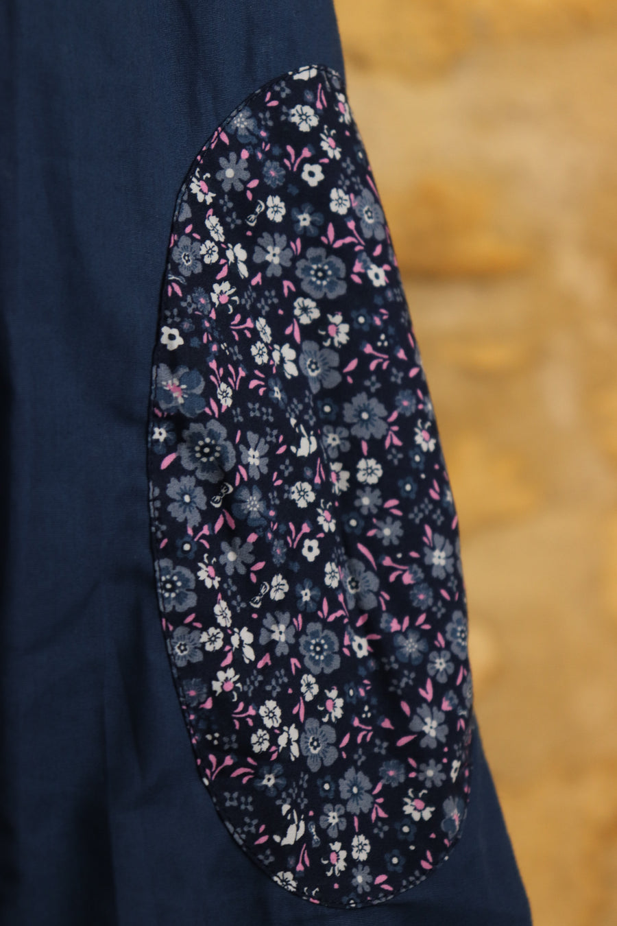 Eden Park Floral Elbow Patch Shirt