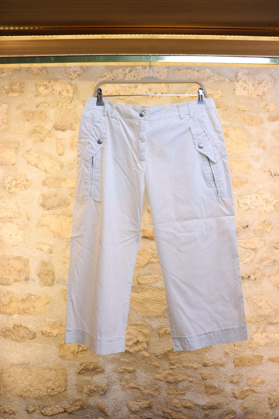 Weekend Max Mara Pantalon Blanc Ourlet