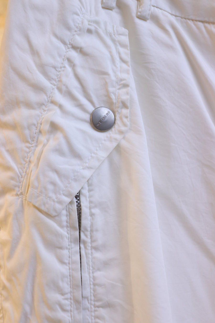 Weekend Max Mara Pantalon Blanc Ourlet