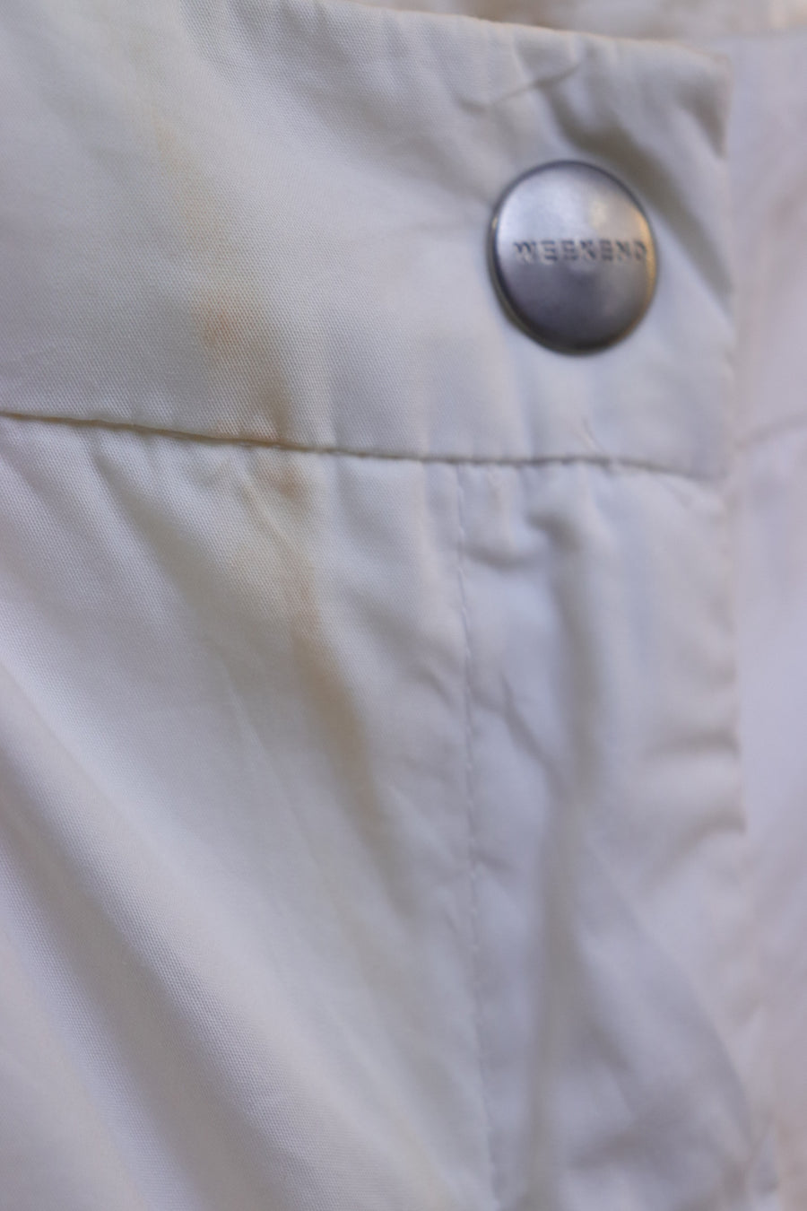 Weekend Max Mara Pantalon Blanc Ourlet