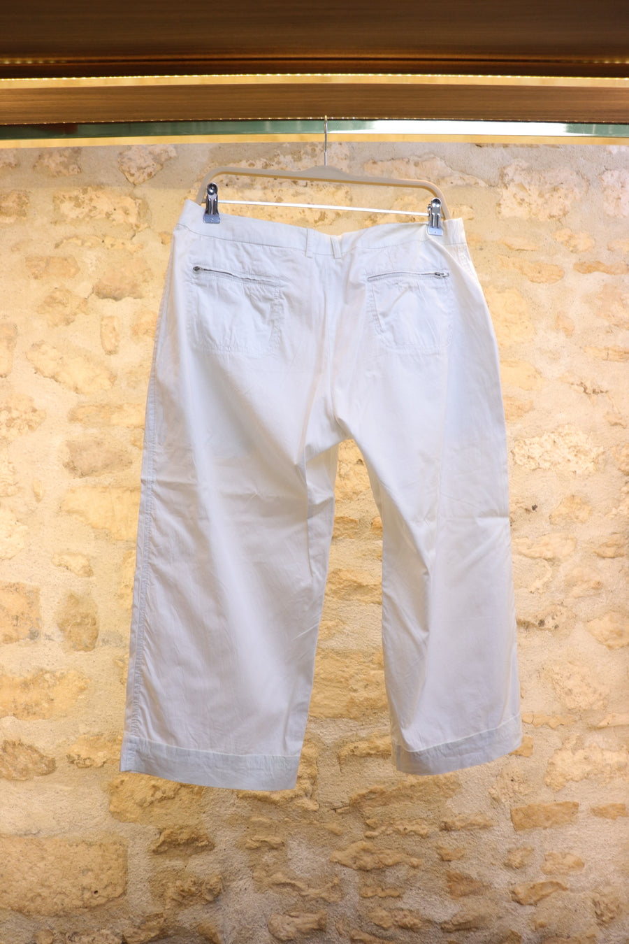 Weekend Max Mara Pantalon Blanc Ourlet