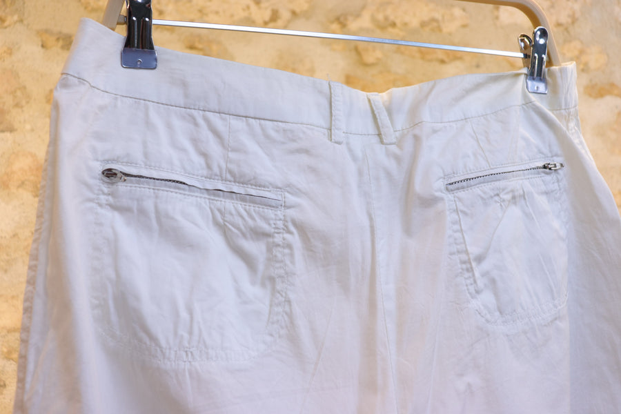 Weekend Max Mara Pantalon Blanc Ourlet