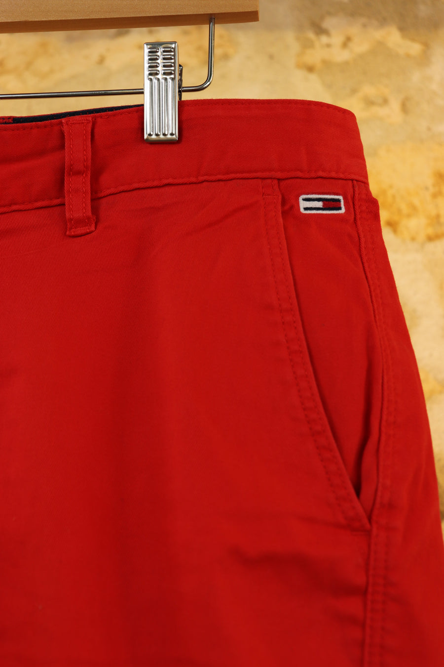 Tommy Hifilger Chino Short Flame Scarlet