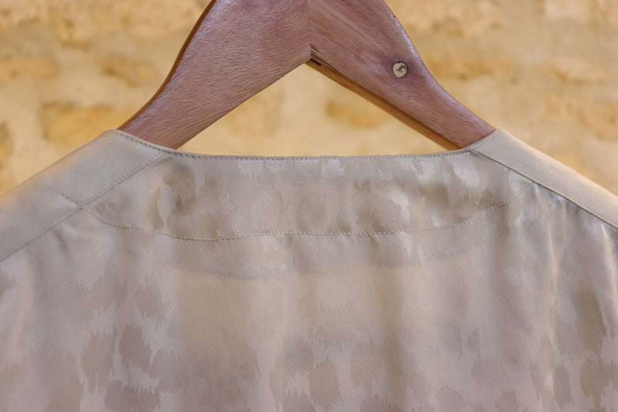 Louis Féraud Blouse Léopard Soie