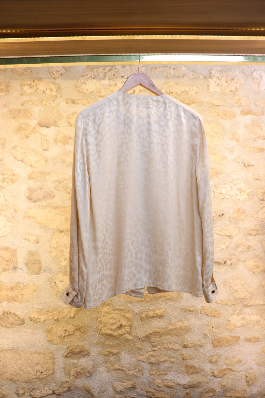 Louis Féraud Blouse Léopard Soie