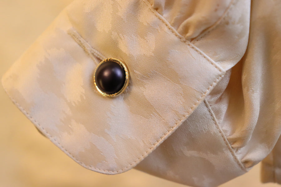 Louis Féraud Blouse Léopard Soie