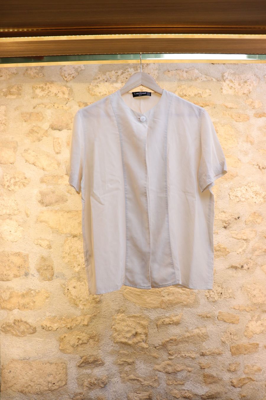 Louis Féraud Blouse Soie Écru