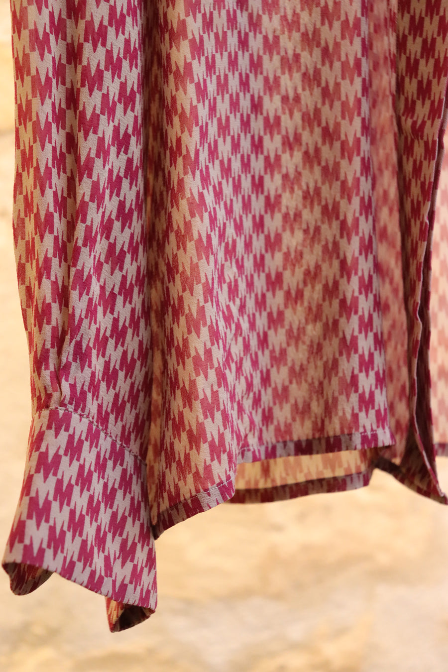 Max Mara Chemise Monogram Soie