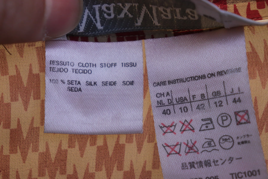 Max Mara Chemise Monogram Soie