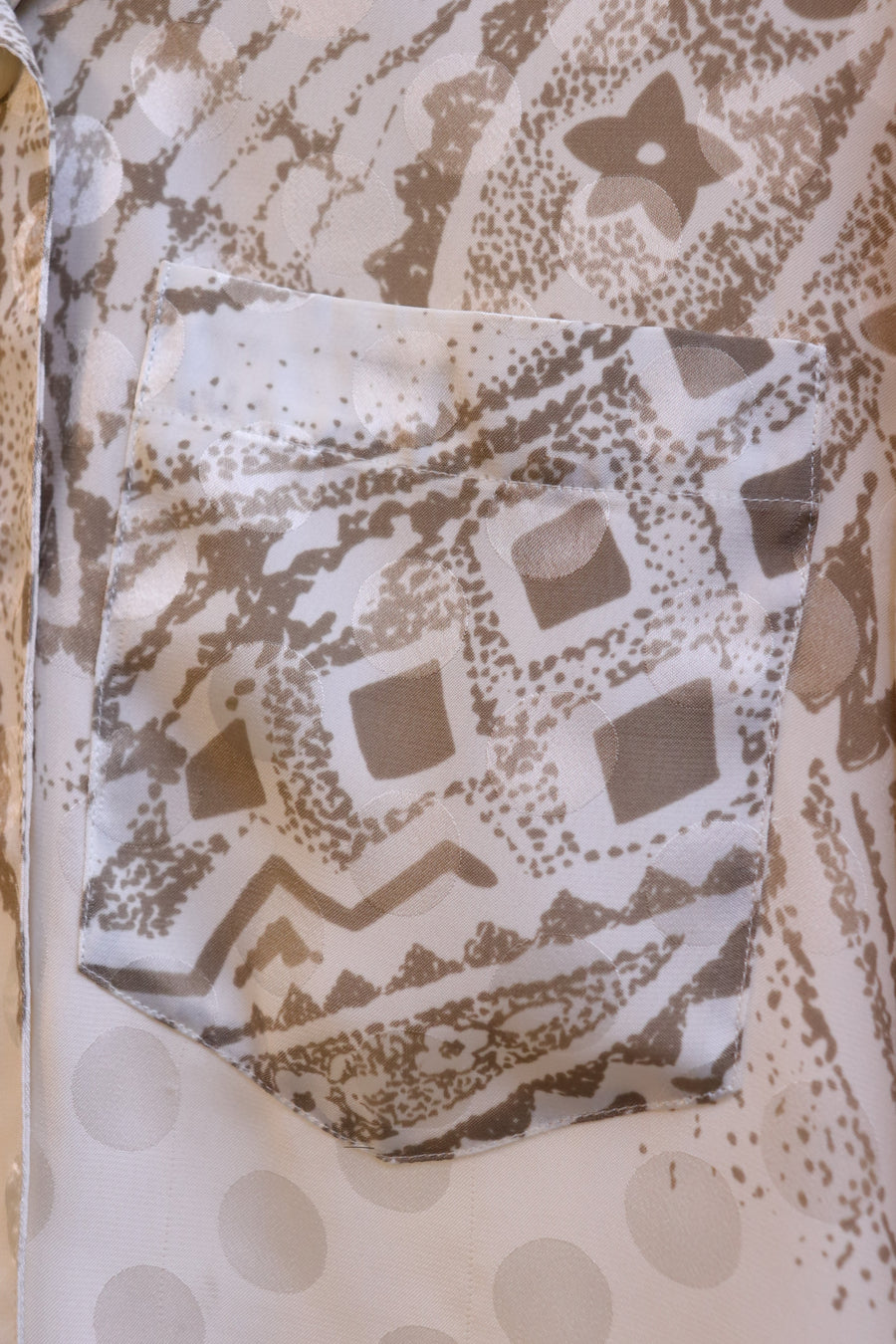 Louis Féraud Chemise Croisé Pois