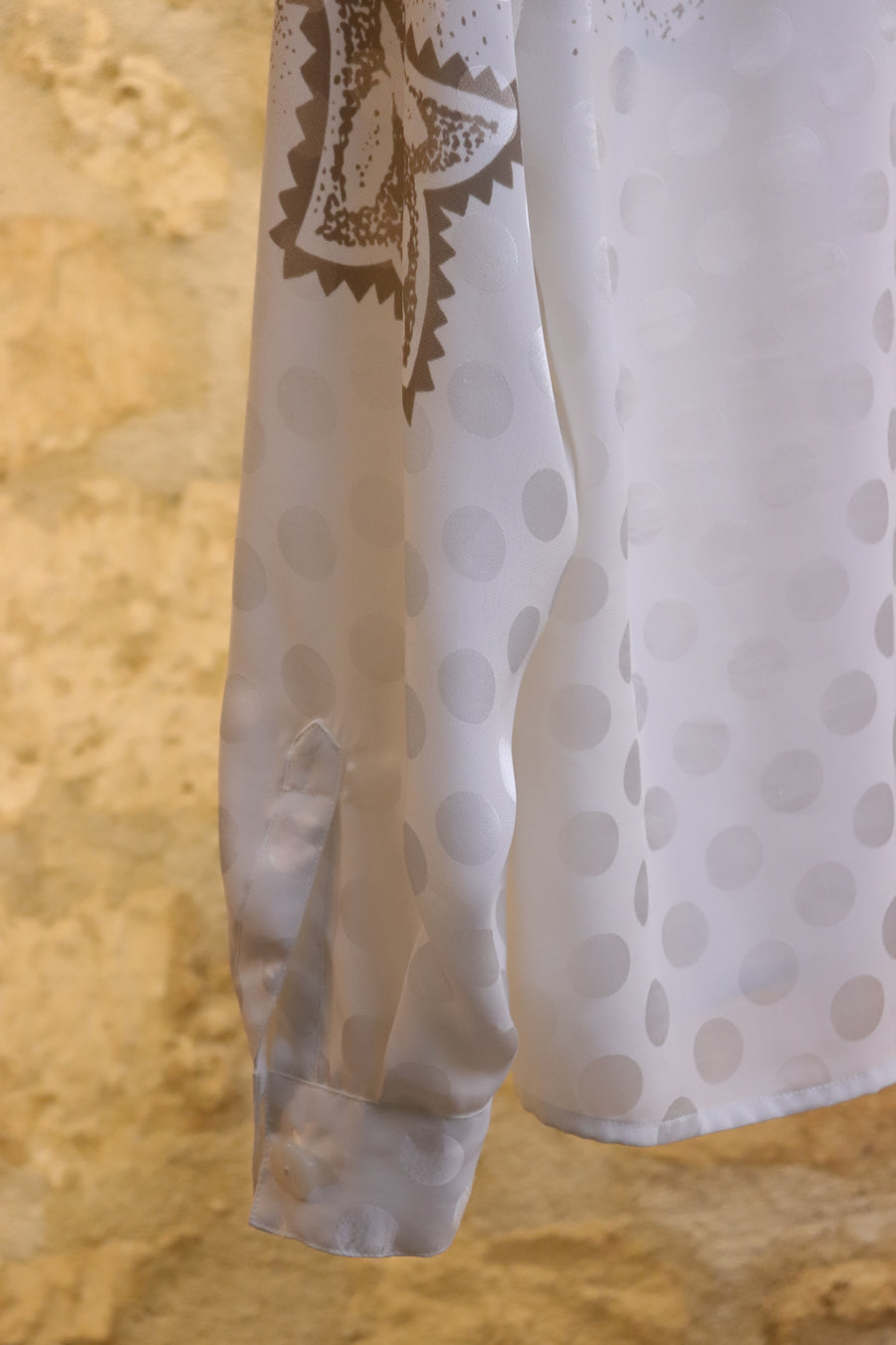 Louis Féraud Chemise Croisé Pois