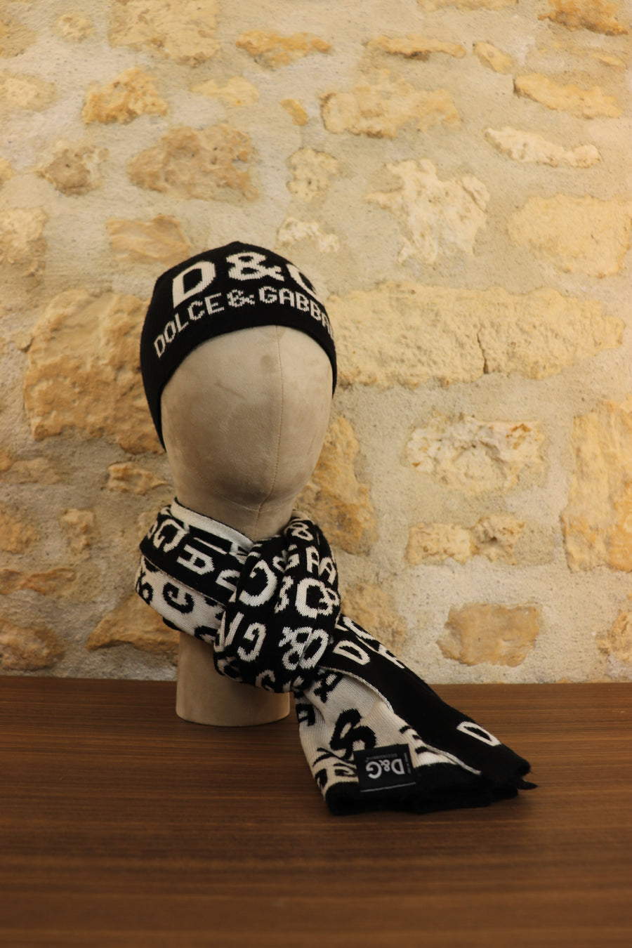 Dolce &amp; Gabbana Hat + Scarf Kit