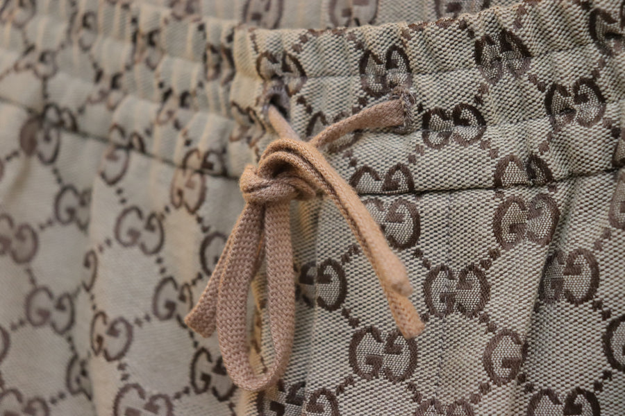 Gucci Pantalon Jogging Camel Ebène
