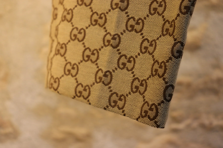 Gucci Pantalon Jogging Camel Ebène