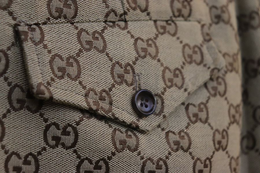 Gucci Pantalon Jogging Camel Ebène
