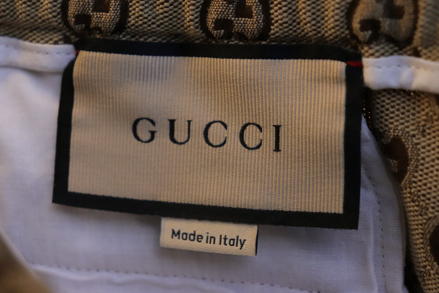Gucci Pantalon Jogging Camel Ebène
