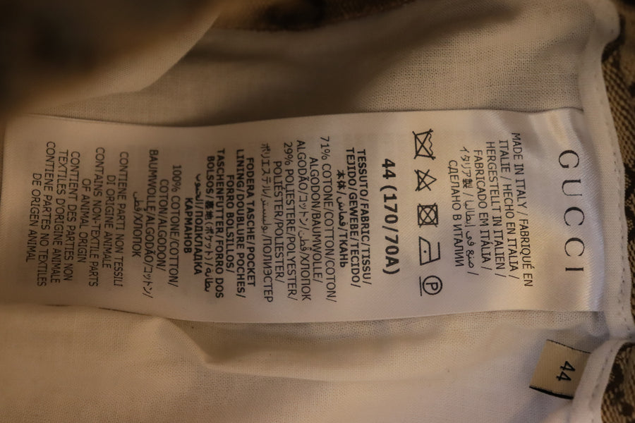 Gucci Pantalon Jogging Camel Ebène