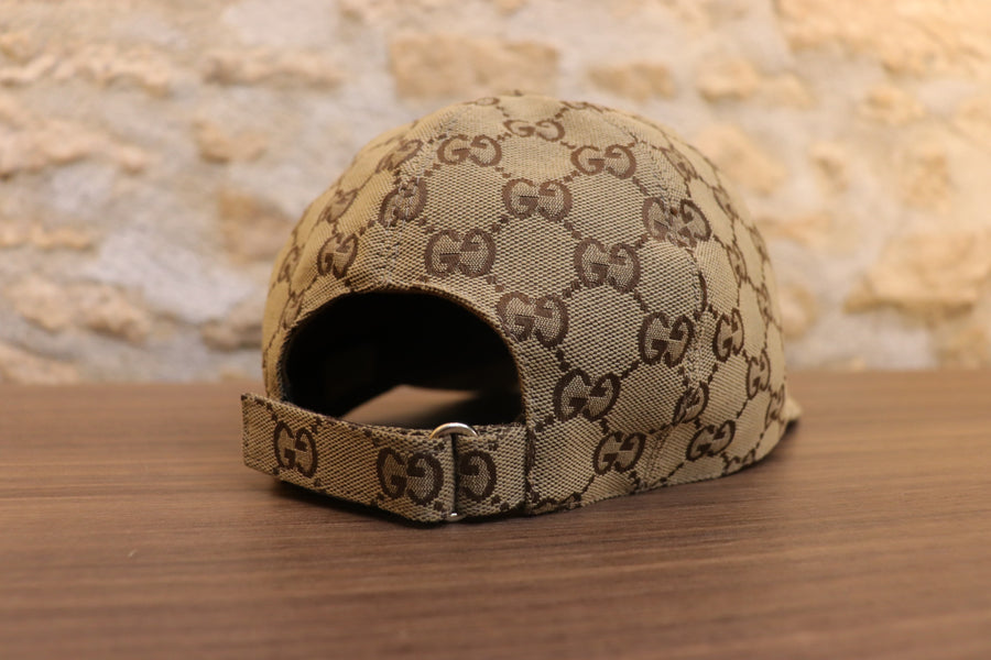 Gucci Casquette Leather Logo