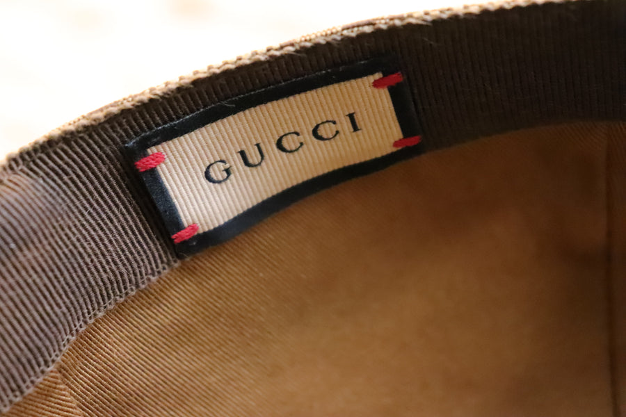Gucci Casquette Leather Logo