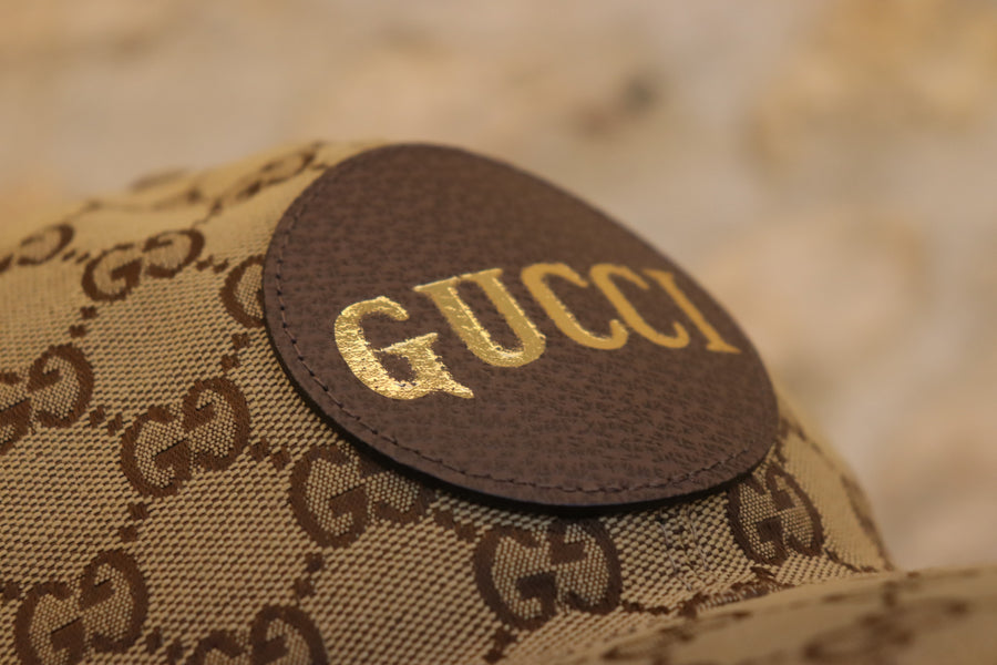 Gucci Casquette Leather Logo