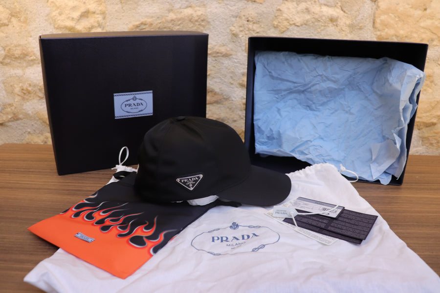 Prada Casquette Re-nylon Black
