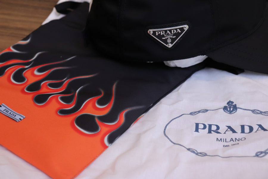 Prada Casquette Re-nylon Black