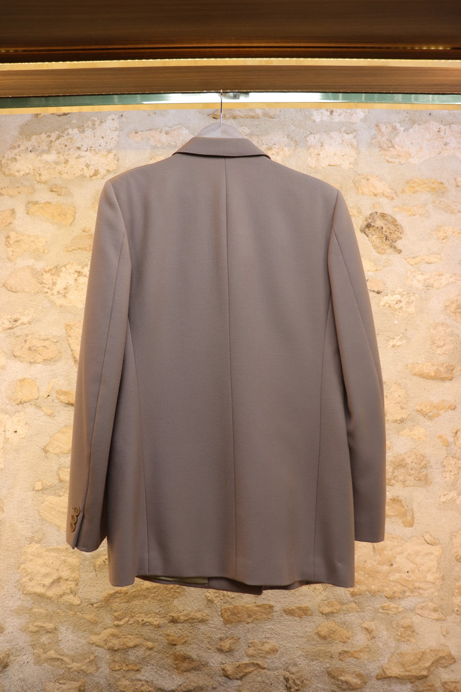 Blazer Croisé Laine Camel