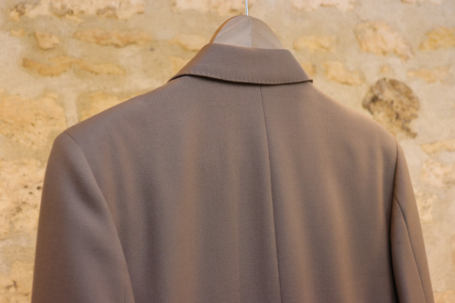 Blazer Croisé Laine Camel