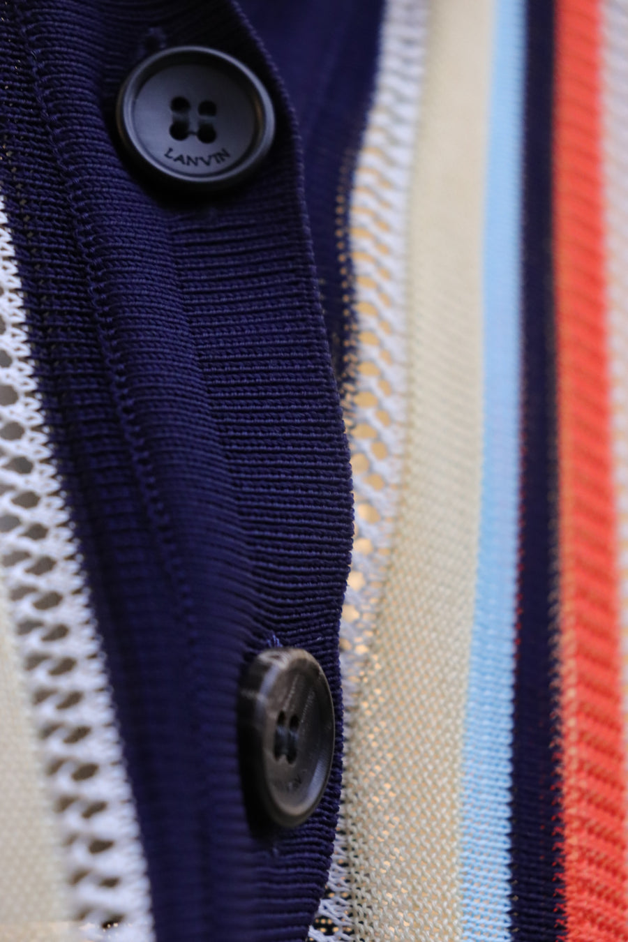 Lanvin Polo Maille Multicolore