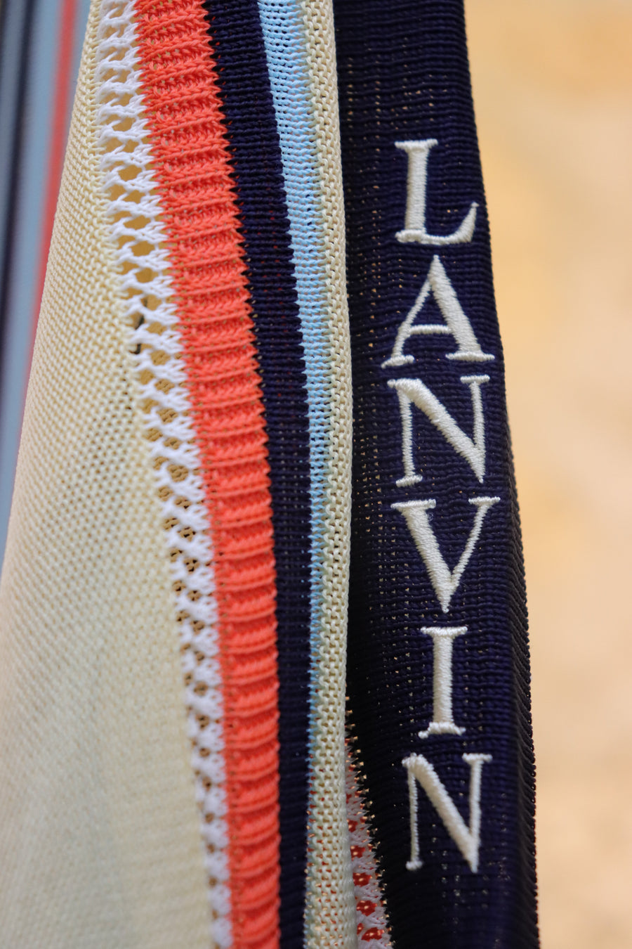 Lanvin Polo Maille Multicolore