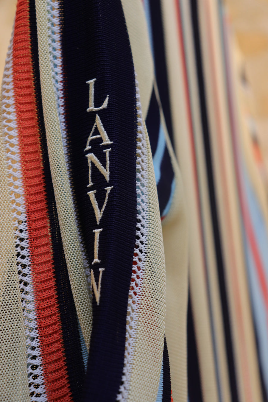 Lanvin Polo Maille Multicolore