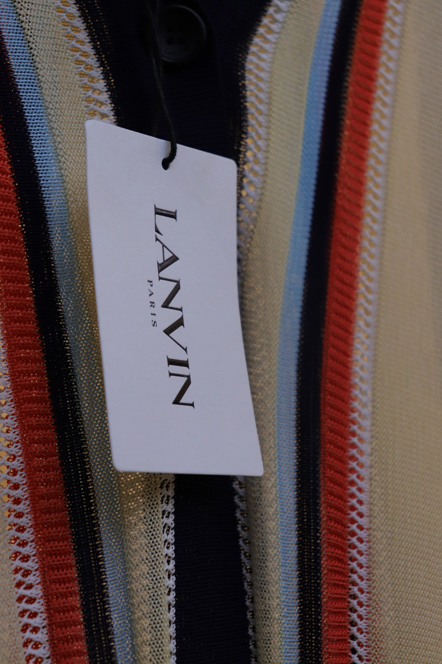 Lanvin Polo Maille Multicolore