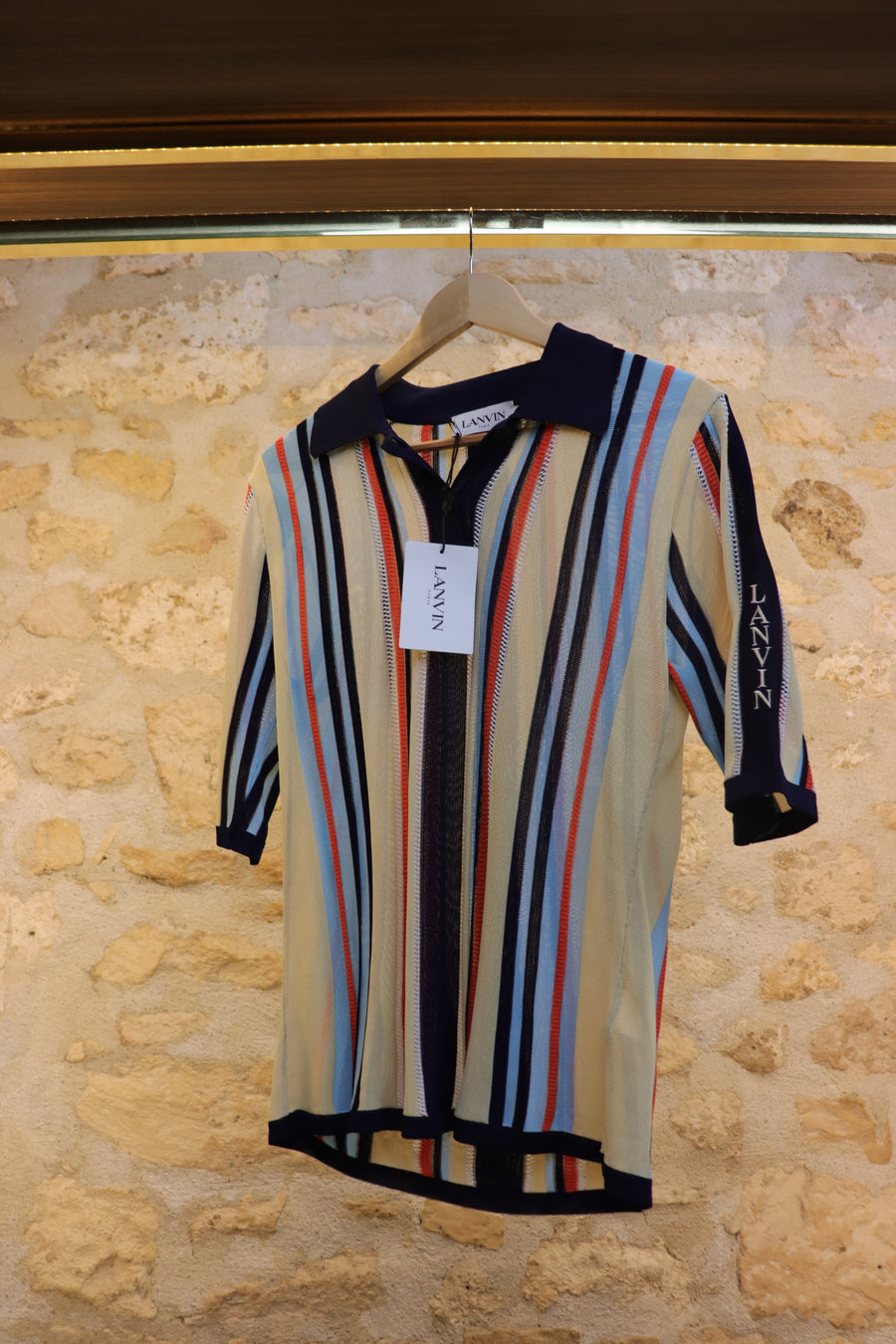 Lanvin Polo Maille Multicolore
