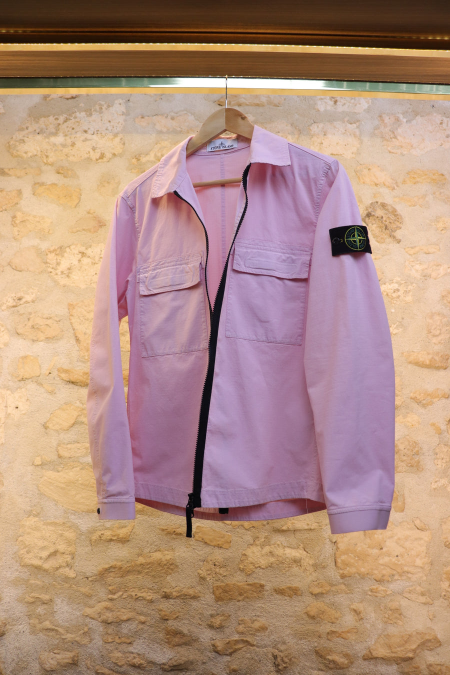 Stone Island Surchemise Zip Pink