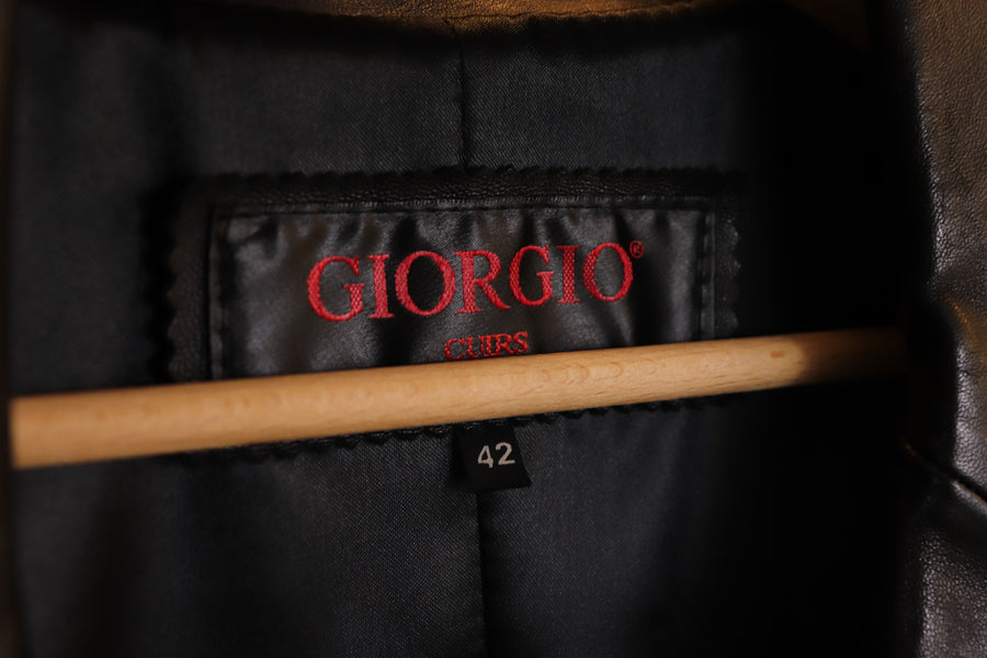 Giorgio Leather Coat